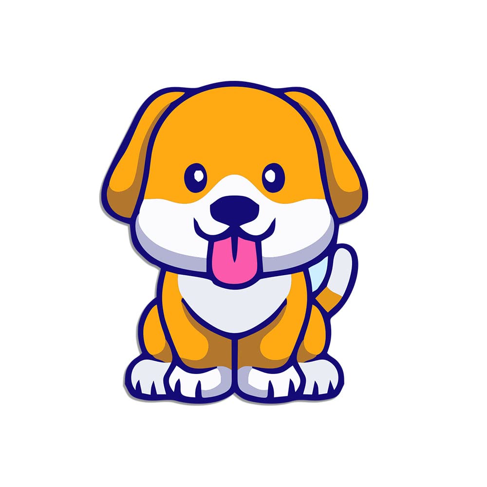 Artvibes Fridge Magnet Puppy Decorative Item for Refrigerator|Almirah|Washing Machine(RM_7058)