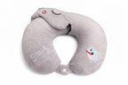 PUFF PURE Premium Travel Neck Pillow with Eye Mask for Men & Women, Soft Comfortable Head Rest Neck Support Pillow for Airplane Flight Car Train Bus Travel, Sleeping Eye Mask Neck Pillow Combo