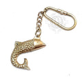 DSH Brass Fish Key chain for Car, Bike, Cycle, For Home Decor Gifting Item