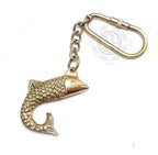 DSH Brass Fish Key chain for Car, Bike, Cycle, For Home Decor Gifting Item