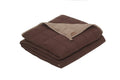 Mysasleep 7 kg Weighted Blanket - Cooling Breathable Microfiber with Premium Glass Beads (Brown/Beige 60 x 80 15 LB) Kafalo