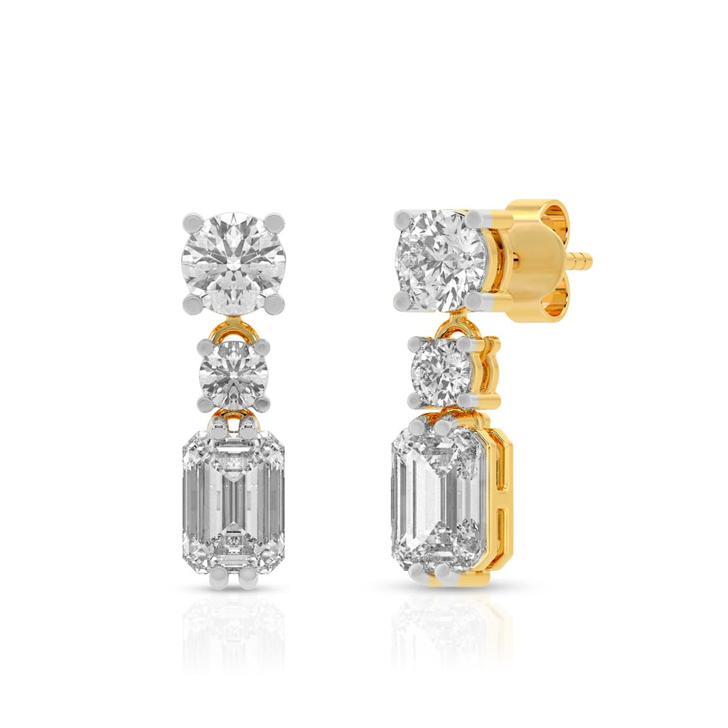 ANAYRA Ciel Classic Sterling Silver Earrings for Women & Girls, Anti Tarnish 925 Sterling Silver Jewellery for Women, Hallmark Certified, Valentine Gift for Girlfriend & Wife
