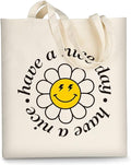 MyOrganicBag - Handmade Canvas Tote Bag Aesthetic, Reusable Organic Cloth Cotton Bags for School, Shopping, Beach, Grocery - Made in India