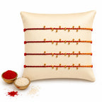 Elleva Handmade Mauli Dhaga Rakhi Set with Beads Pack of 6