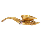 Artvarko Aarti Diya with Handle Brass Decorative Puja Accessory Camphor Burner lamp Aarti for Navratra, Diwali Gifts Home Decor 7 Inch