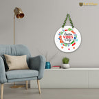 Artvibes Positive Vibes Only Wall Hanging for Home | Decorative Items For Decor | MDF Wooden Hanger | Decoration Art Piece (WH_8201N)