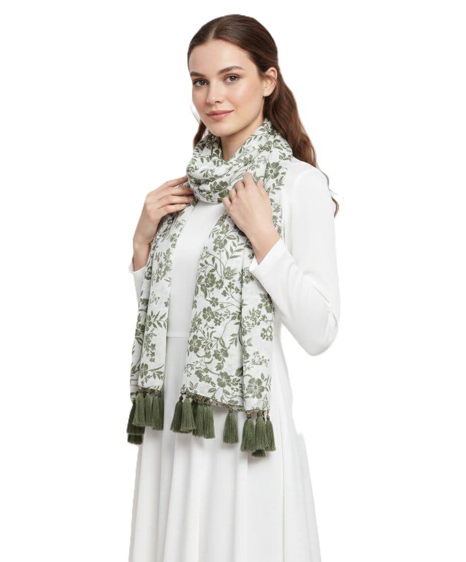 SAHIL SCARF PREMIUM LIGHTWIEGHT PRINTED SCARF WITH BREATHABLE FABRIC AND BOLD LUXURY DESIGN (180X70CM)