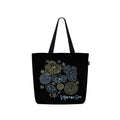 Eco Right Large Canvas Tote Bag for Women, Tote Handbags for Women with Zipper & Inner Pocket for College, Shopping, Office
