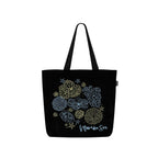 Eco Right Large Canvas Tote Bag for Women, Tote Handbags for Women with Zipper & Inner Pocket for College, Shopping, Office