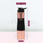 Artarium Black Sipper Bottle 100% Pure Copper Water Bottle 1 Litre Leak Proof Protection Durable & Rust Proof Copper Bottle With Added Health Benefits (Sipper Water Bottle Black)