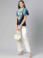 SILK LAND Women's Digital Printed Scarfs