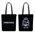 Eco Right Canvas Tote Bags for Women with Zip, College Bag for Girls, 100% Organic Cotton Tote Bag for Shopping, Travel & beach bags for women (Pack of 2)