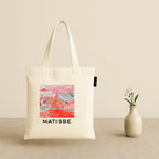 Peach Blossom Women’s Cotton Printed Tote Bag_WHT - MATISSE