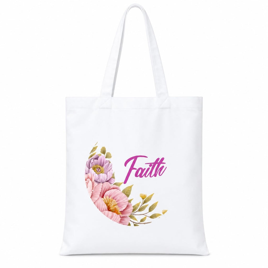 Adorvue Premium Reusable Inspirational Quote Art Tote Bag Stylish Eco-Friendly Cotton Handbags, Canvas Bags for College, Shopping, Office, Travel, Grocery Runs, Beach Day and Casual Outing Pack of 1