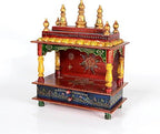Kamdhenu Art and Craft Wooden Temple/Home Temple/Pooja Mandir/Pooja Mandap/Temple (26)