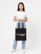 The Korhean Store Arirang World Tour What is your Love Song Black Tote for College, Travelling, Shopping, Office, Beach & Daily Use, Ecofriendly & Reusable, Premium Canvas Cotton
