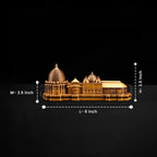 Artarium Premium Resin Made Goddess Kamkhya Temple Shaktipeeth Maa Kamakhya Devi Guwahati Handcrafted Traditional Mandir Model for Pooja Home Decor Gifting (6 Inch)