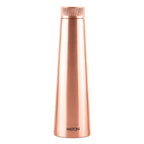 MILTON Copper Delight 1000 Water Bottle 880 ml | 100% Pure Lacquer Coating Copper Water Bottle | Ayurveda Health Benefit | BPA Free, Leak Proof Office Bottle | Supports Digestive & Boosts Immunity