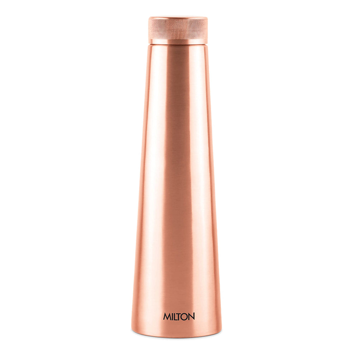 MILTON Copper Delight 1000 Water Bottle 880 ml | 100% Pure Lacquer Coating Copper Water Bottle | Ayurveda Health Benefit | BPA Free, Leak Proof Office Bottle | Supports Digestive & Boosts Immunity