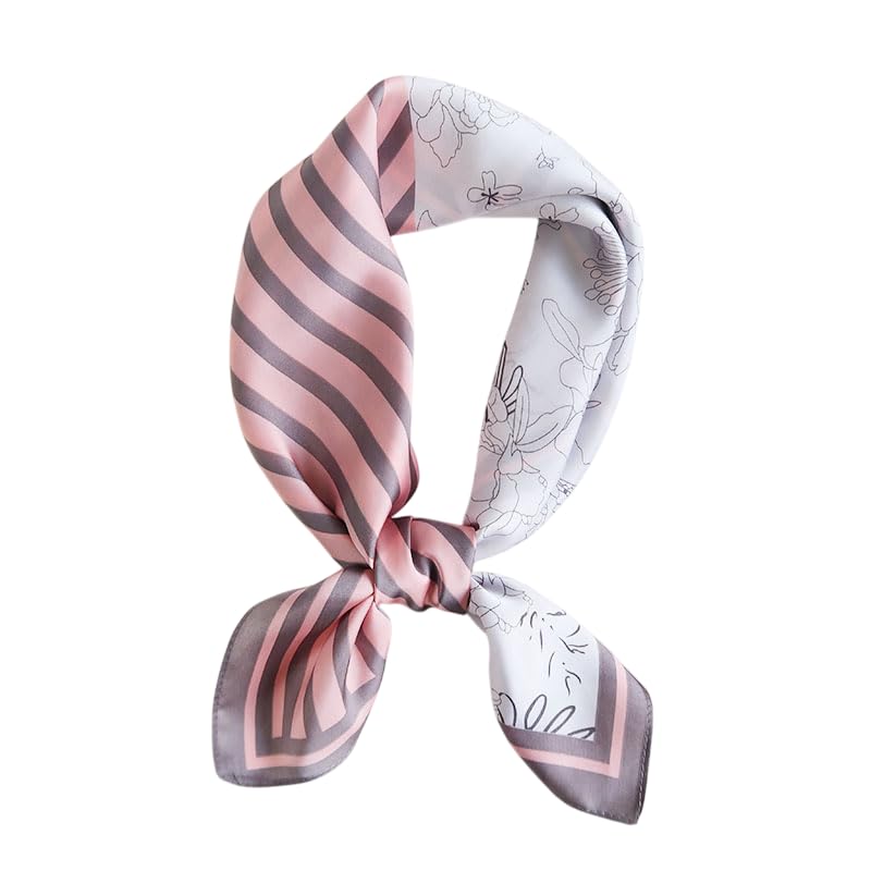 CrossKulture Printed Poly Silken feel Scarf Stole for Women | Stylish, Soft, & Lightweight | Satin Feel Neck, Hair, Head Scarf for Women (Colour-67)