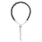 Osasbazaar Sterling Silver Nazariya Kadli Bracelet Adjustable for Boys, Girls, Children, Baby (Black) - 90%-92.5% Purity Cerified