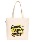 Econest Premium Canvas Tote Bags for Women with zip closer | unique tote bag for Girls, 100% Organic Cotton Tote bag | beach | gift | office, school & Daily Usable strong handbag (GV 78)