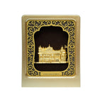 Aarya24KT Elite Gold Table Top Golden Temple |Gold Foil Spiritual Showpiece | Mini Golden Temple Idol for Home, Office & Prayer Décor | Housewarming, Festive & Sikh Religious Gift (9cm x 4cm x 11cm)