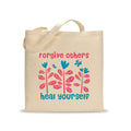 Gift a Joy Forgive Others Heal Yourself Printed Cotton Tote Bag for Women & Girls | Multipurpose Reusable Shopping Bag for Office, College, Travel & Daily Use