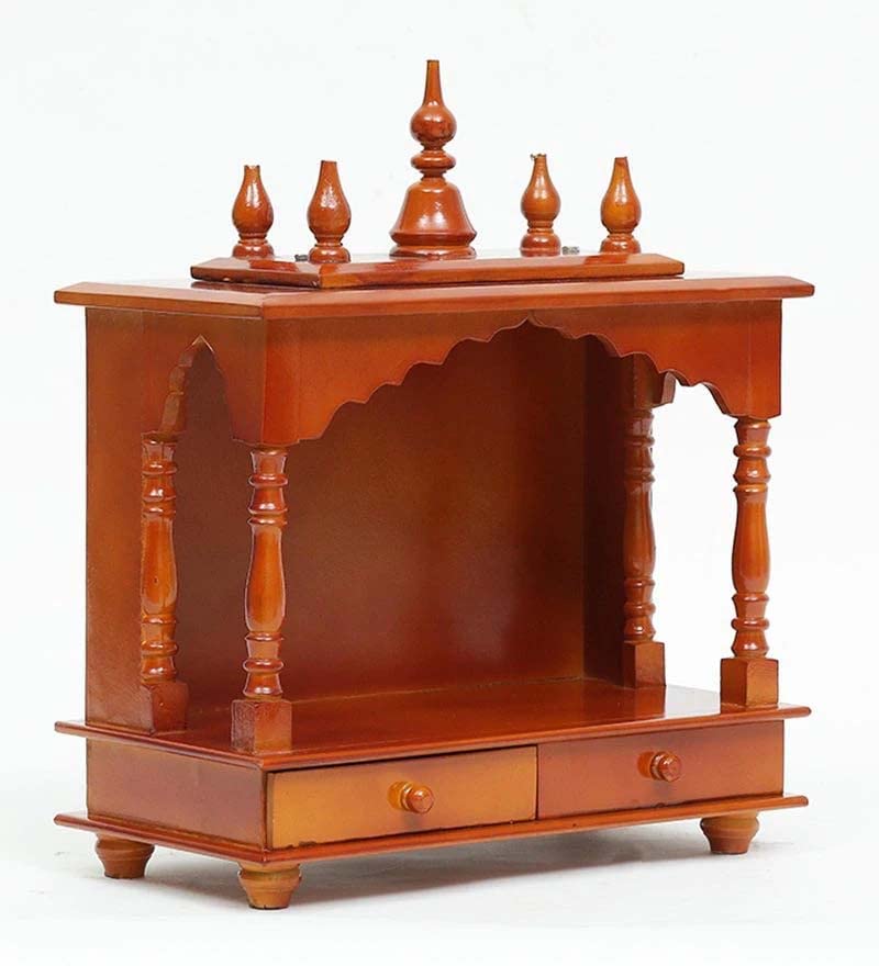 Kamdhenu Art and Craft Wooden Temple/Home Temple/Pooja Mandir/Pooja Mandap/Temple (5)