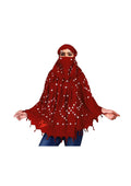KITDAO Cotton Long Scarf Cum Mask scarves Usable for vehicle Driver White Printed Design Universal Size For Girl,Women Breathable Sun Protection Light Weight Cotton Fancy Scarf (4)