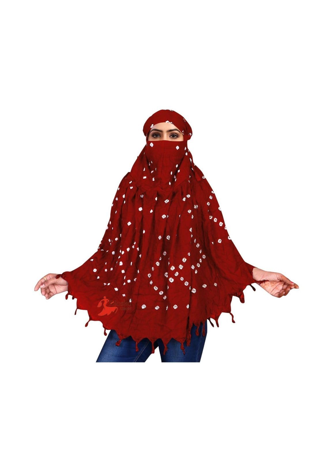 KITDAO Cotton Long Scarf Cum Mask scarves Usable for vehicle Driver White Printed Design Universal Size For Girl,Women Breathable Sun Protection Light Weight Cotton Fancy Scarf (4)