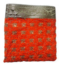 Lakshmi Maa Collection Velvet Rumala Double Set Orange with Heavy gota & Designer Set of 4 PEC