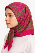 KETKAR Women's Woolen Winter Scarf | Soft & Warm Cold Weather Muffler, Wrap & Shawl | Elegant Wool Blend | Pack of 1_Pink