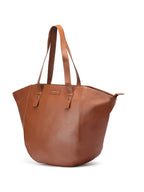 Aquatan Women’s Tan Printed Canvas Tote Bag – Stylish Handbag for Daily Use, Office, College, and Travel | Lightweight, Durable, and Spacious Everyday Bag