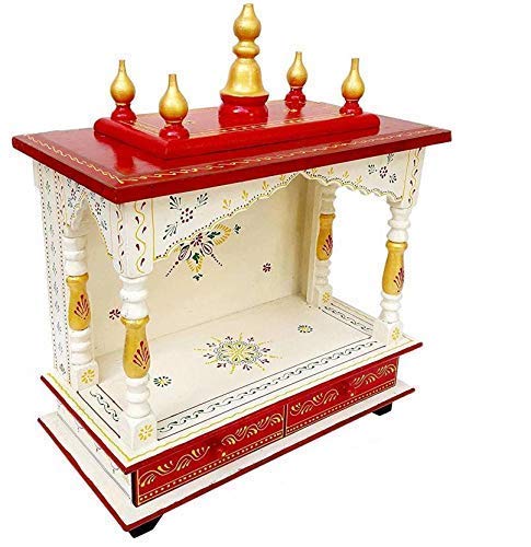 Kamdhenu Art and Craft Wooden Temple/Home Temple/Pooja Mandir/Pooja Mandap/Temple (10)