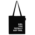 Peach Blossom Women's Printed Cotton Tote Bags With Zipper | Cotton Women's Collage Bag, Shopping Bag, Multi-Purpose Canvas Bag