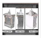 Suhanika Crafters Wooden Pooja Mandir for Home - Mantapa/Temple for Pooja Room - Modern Design (X-Small 6x10 Inches)