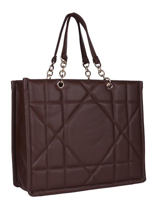 MINI WESST Women's Western Casual Textured Zip Tote Bag | Perfect for Office, College & Everyday Use