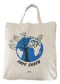 Arka Home Products Cotton Reusable Shopper Bag (Off-White_SBSE04)