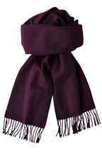 FM Trends Stylish Plain Scarf for Women & Girls | Solid Color Stole, Dupatta, Shawl | Elegant Ladies Accessory (Dark Purple, 1.8 meters)