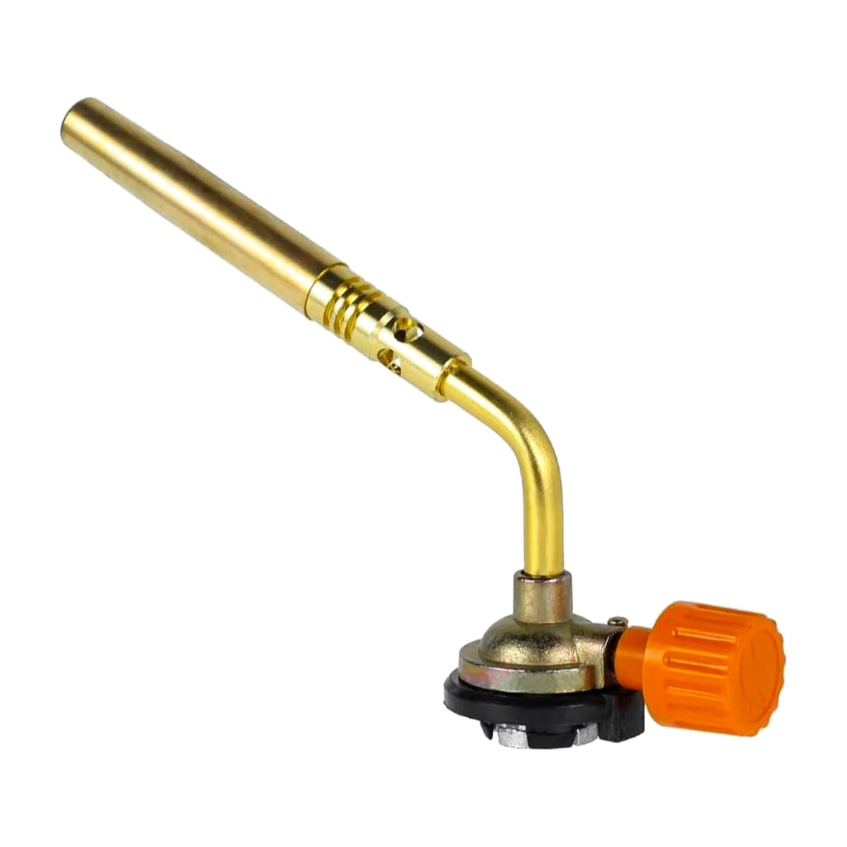 Zoracook Butane/LPG Single Nozzle Gas Torch with Brass Nozzle Multipurpose Manual Ignition for Cooking Copper Pipe Welding Jewellery Making Soldering Camping DIY