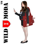 WILD MODA College and Office Tote Bag for Girls and Women (Maroon)