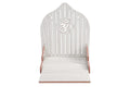 nexat Wooden Wall Mount Temple for Home Shop Office | Art and Craft Wooden Temple | Home Temple | Puja Mandir |Wall Hanging and Table Top Home Mandir Temple (Brown Color) (White)