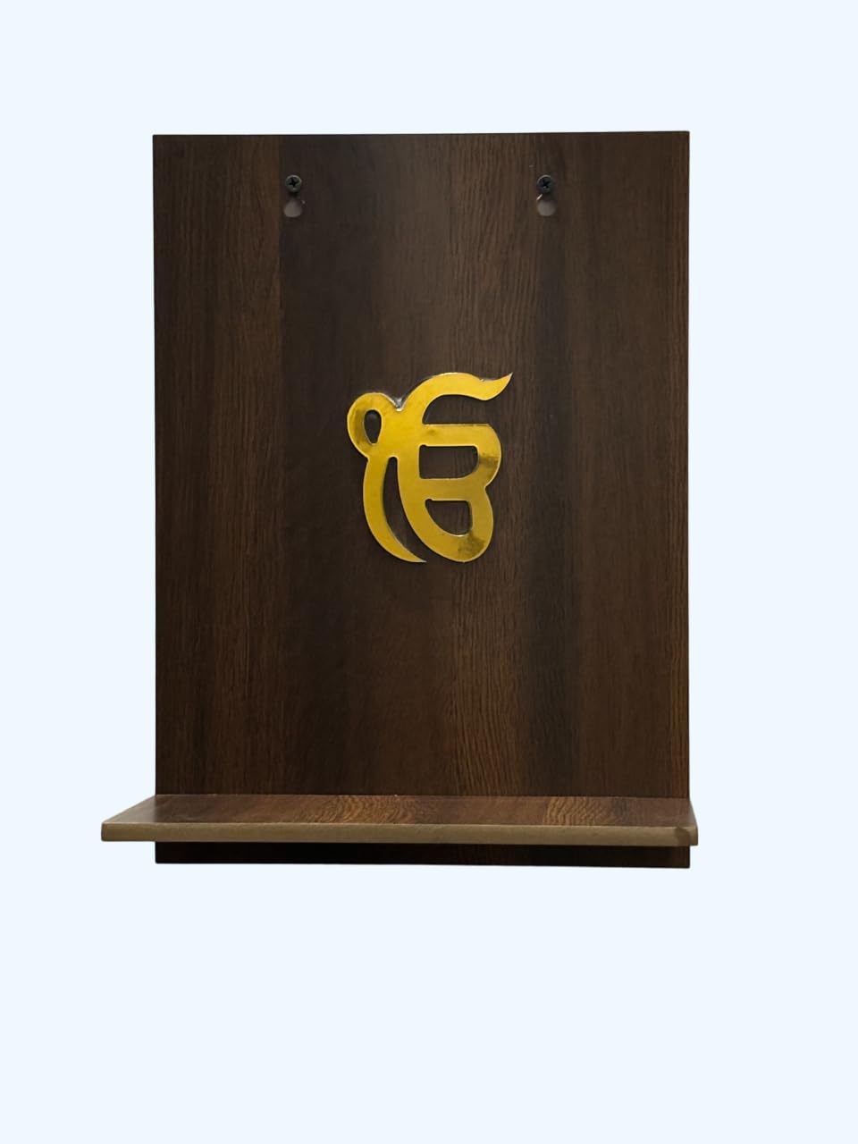 Sikh Wall Mounted Wooden Temple - Puja Mandir for Wall Hanging