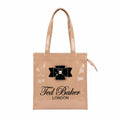 SEA MOUNT Ted Baker London Women’s Light Brown Tote Bag with Bow | Stylish Shoulder Handbag | Premium PU Leather Shopper Bag