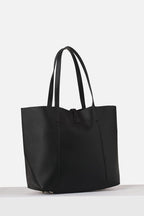 Van Heusen womens Handbag with Cross edge (Black)