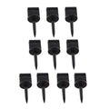 CALANDIS® 10Pcs PVC Archery Target Pins Archery Accessories Durable and Light-Weight Black