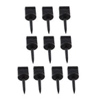 CALANDIS® 10Pcs PVC Archery Target Pins Archery Accessories Durable and Light-Weight Black