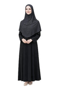 TCP TheClothesPeople : Premium Stitched Jersey One-Piece Instant Hijab for Women - No Pins Needed (Grey)