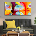 VIBECRAFTS Canvas Paintings for Living Room Drawing Room Abstract Bird Flying Canvas Wall Painting for Home|Office|Gift(PTVCH_2374)